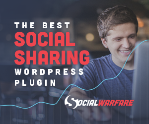 How To Build A Photography Website with WordPress: The Social Warfare Pro plugin makes social sharing easier than ever.